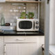 Image of a microwave on a countertop.